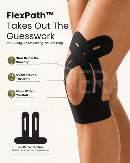 FlexKnee™ Pre-Cut Knee Support Tape
