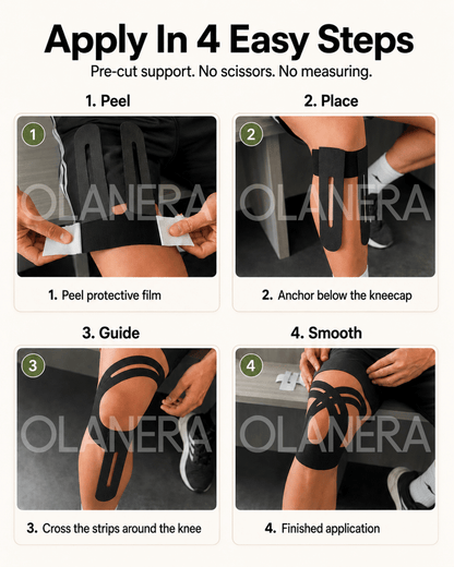 FlexKnee™ Pre-Cut Knee Support Tape