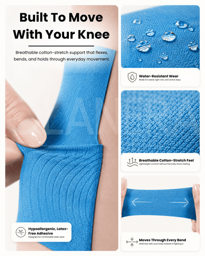 FlexKnee™ Pre-Cut Knee Support Tape