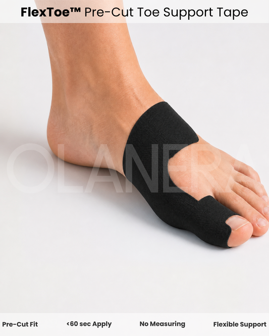 FlexToe™ — Pre-Cut Toe Support Tape